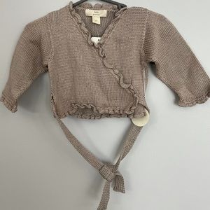 Little Peanut Wrap Sweater
